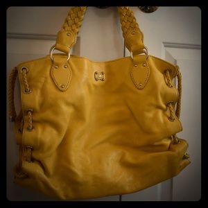 Michael Kors Yellow Leather Purse